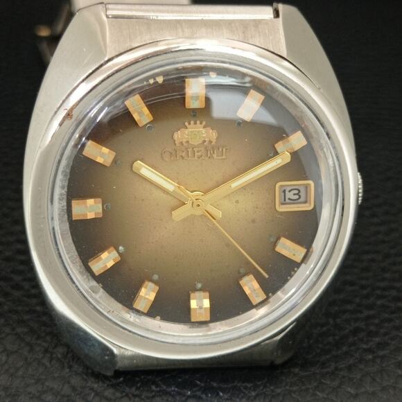 Vintage 1987 Orient Automatic Mens Silver | Mercari Vintage 1988 Orient Automatic Mens Silver Watch W/daydate & Gold accents